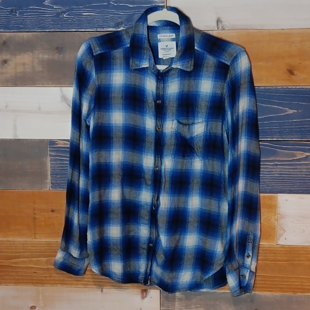 American Eagle Outfitters Boyfriend Fit Flannel XS